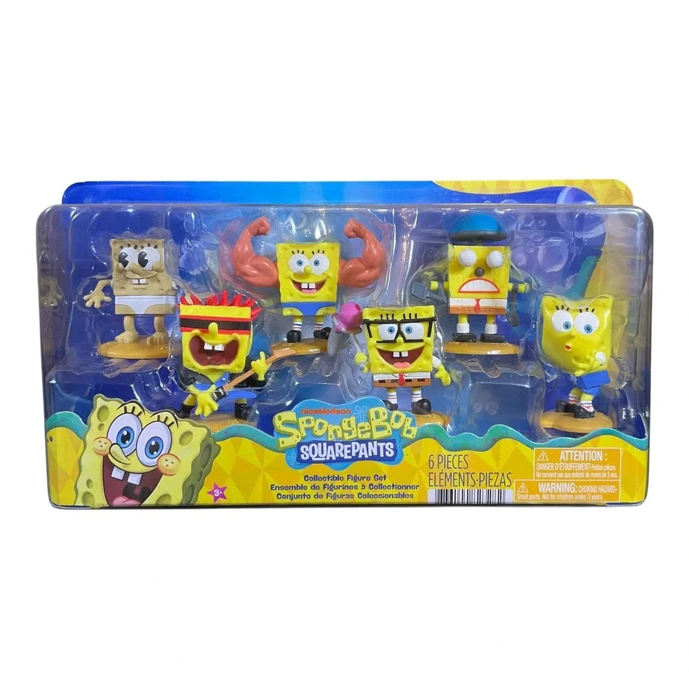 SpongeBob SquarePants Hall of Fame 6 Piece Collectible Figure Set Nickelodeon